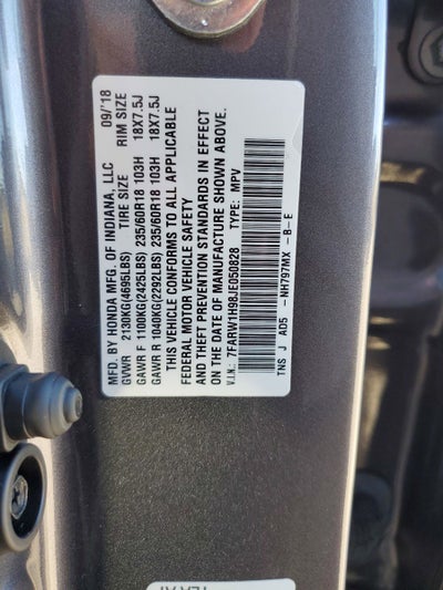 2018 Honda CR-V Touring