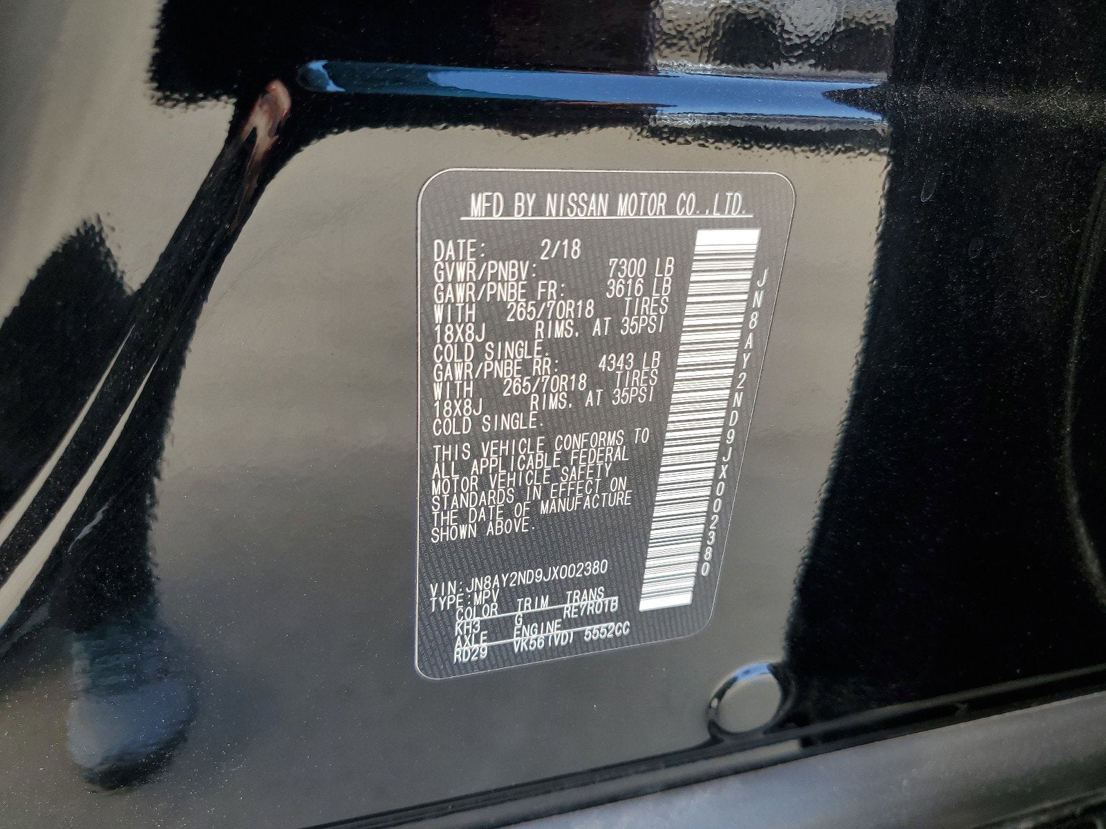 2018 Nissan Armada SV